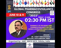 Pharmacy of & Pharmacovigilance for the World: Leveraging India's Unique Advantage - Dr Vijay's Talk